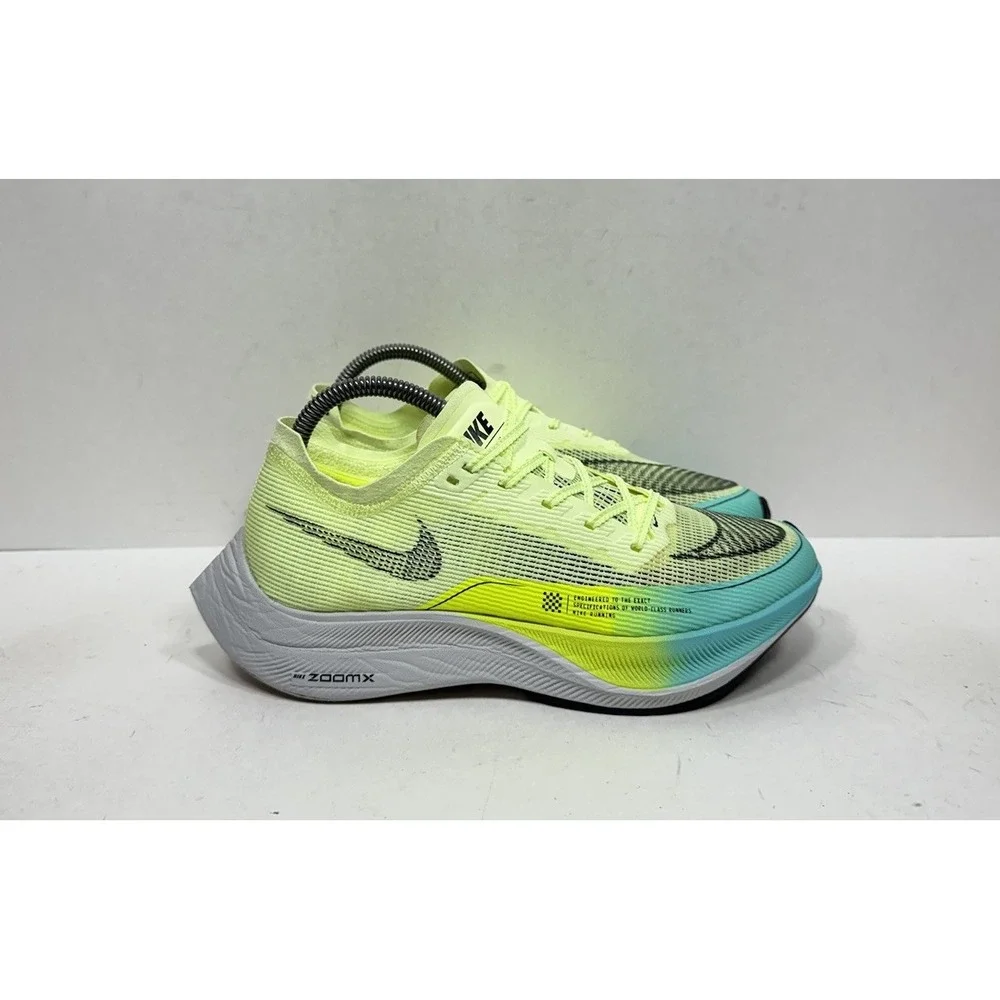 Nike ZoomX Vaporfly NEXT% 2 Shoes Womens Size 8.5 Volt CU4123-700 Sneaker